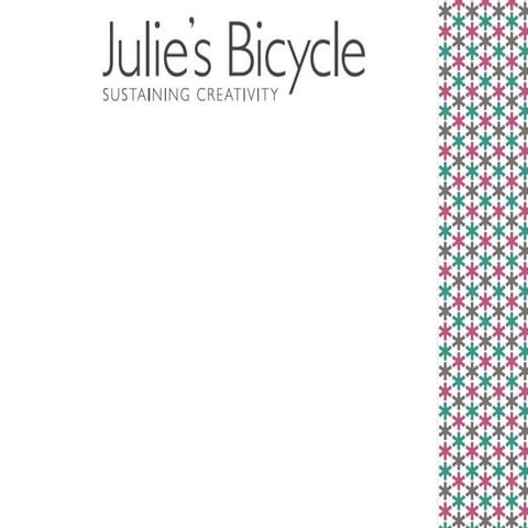 Julie's Bicycle Presentation - Green Arts Literature Event, 25th June 2014.