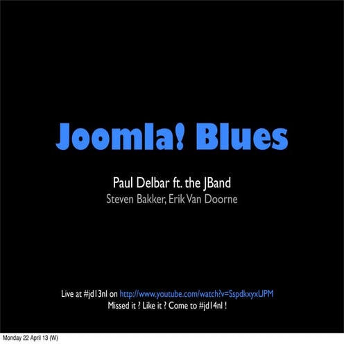 The Joomla Blues