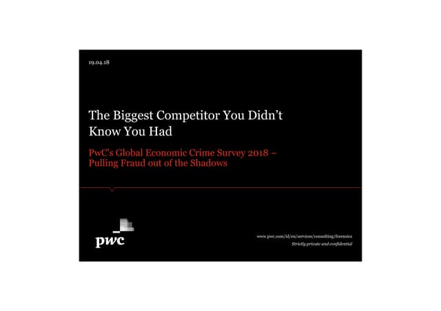 Marco Sebastian - Pricewater Consulting - The Biggest Competitor You Didn't K...