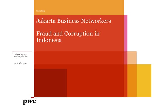 Paul Van Der Aa - Dealing With Fraud And Corruption In A Pragmatic Manner