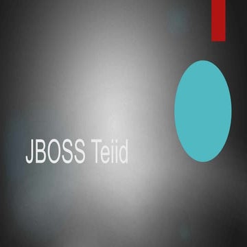 Jboss Teiid Básico
