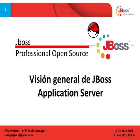 JBoss AS jeap - Curso JBoss JB366 Día 1 