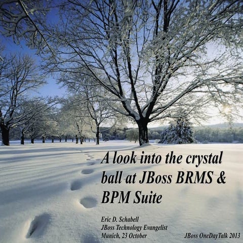  A look into the crystal ball at JBoss BRMS and BPM Suite
