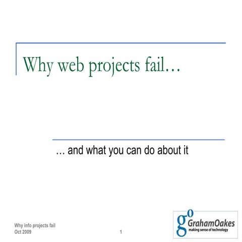 Why Web Projects Fail