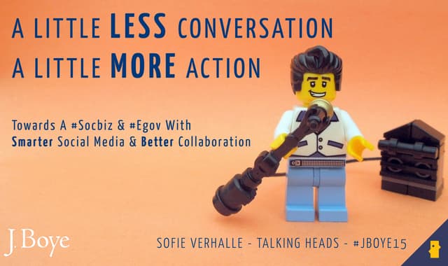 A little less conversation, a little more action