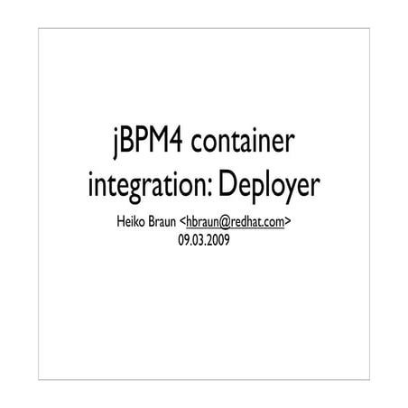 Jbpm4 Deployer