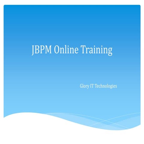 Jbpm online training