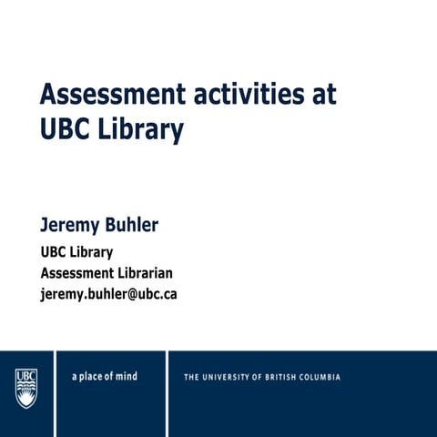 Jeremy Buhler on "Demonstrating the Value of Libraries" 2014