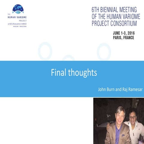 HVP6: Final Thoughts - John Burn & Raj Ramesar | PPTX