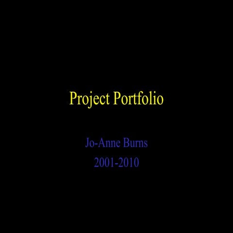 J Burns Portfolio