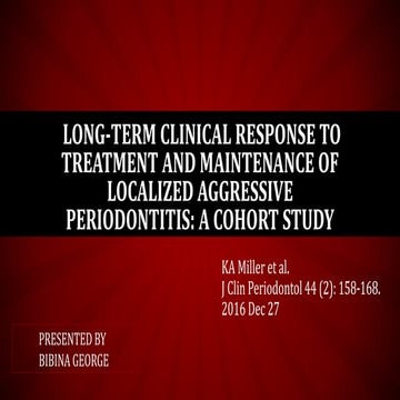 Aggressive Periodontitis JC