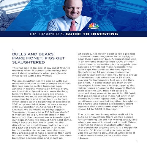 Important Lessons For Successful Investing. | PDF