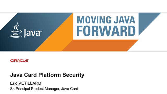 Java Card Platform Security and Performance