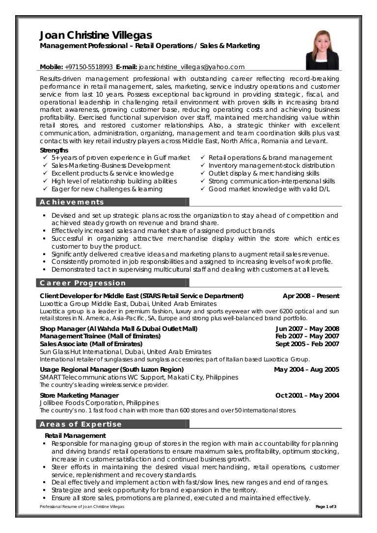 management trainee resume