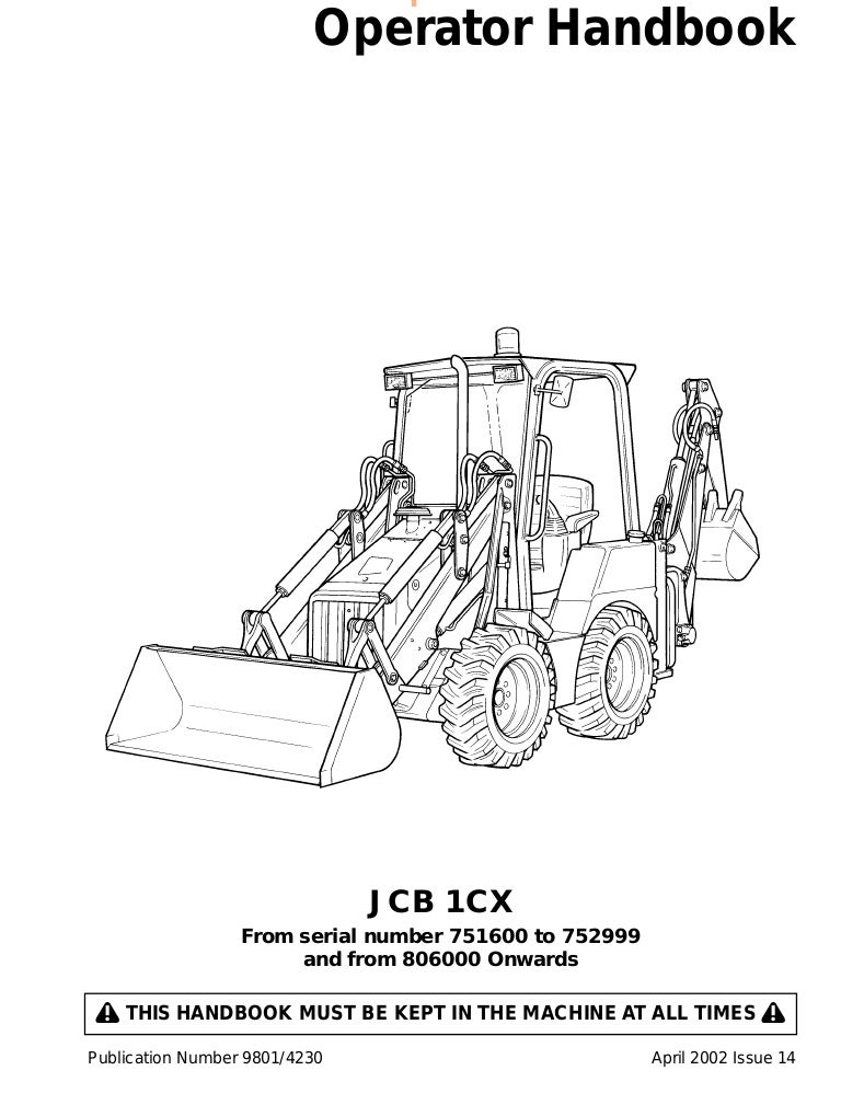 Экскаватор погрузчик jcb 4cx схема