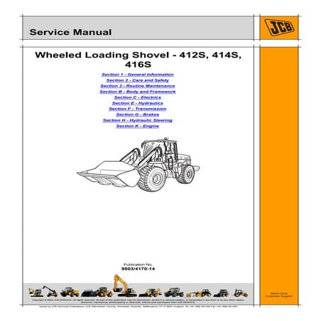 JCB Isuzu Engine A-4JG1 Service Repair Manual Instant Download.pdf