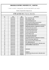 Slew Ram Seal Kits JCB Parts 3CX /& 3DX