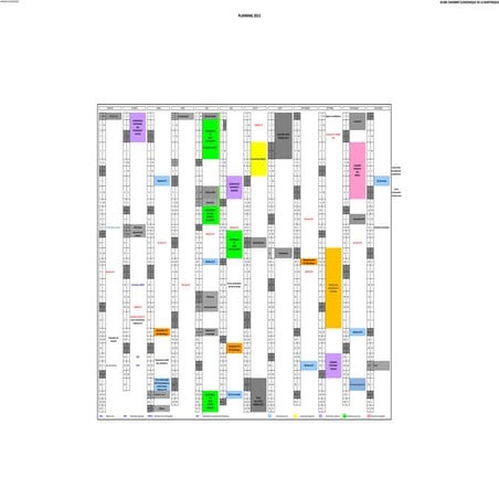 Planning 2013 de la JCE Martinique  