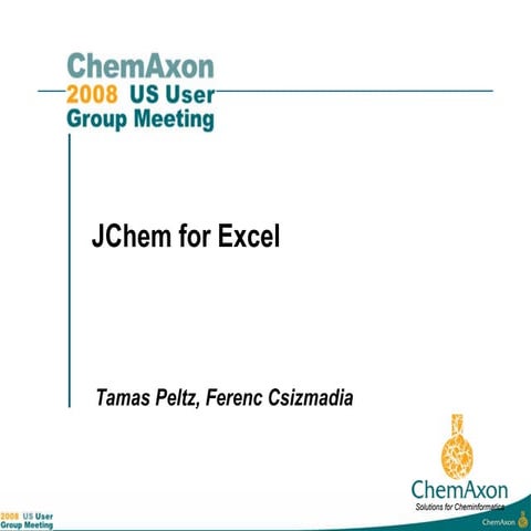 J Chem For Excel: US UGM 2008 | PDF