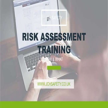 Risk Assessment Training | JCH Safety
