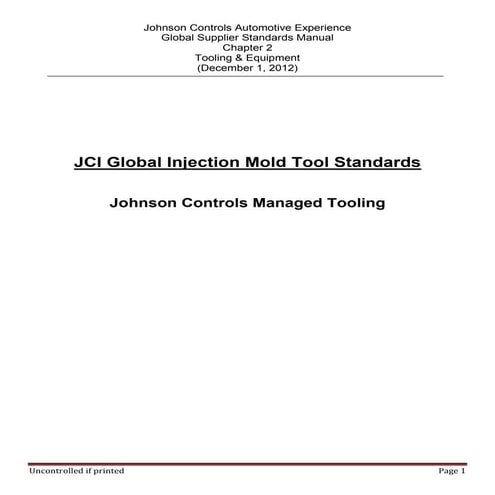Jci m anage-injection_mold_tool_standards