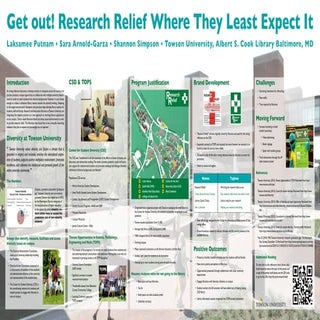 Get Out! Research Relief where they least expect it!