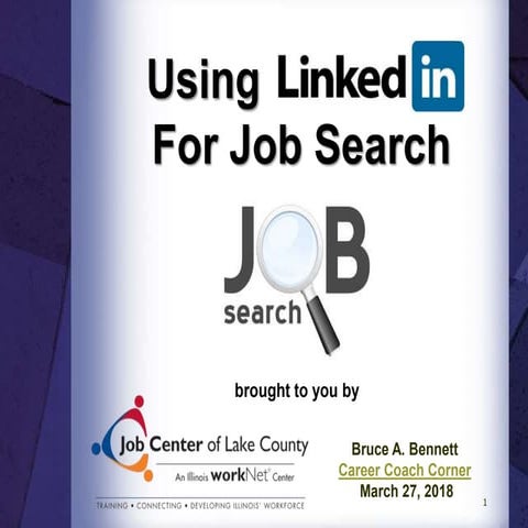 Using LinkedIn for Job Search