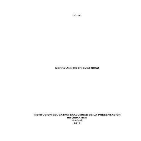 Jclic - merry ann rodriguez cruz.