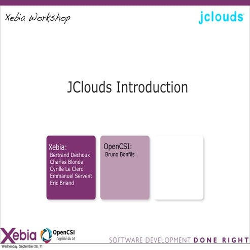 Jclouds Introduction