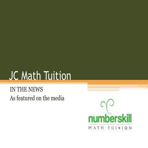 JC Math Tuition