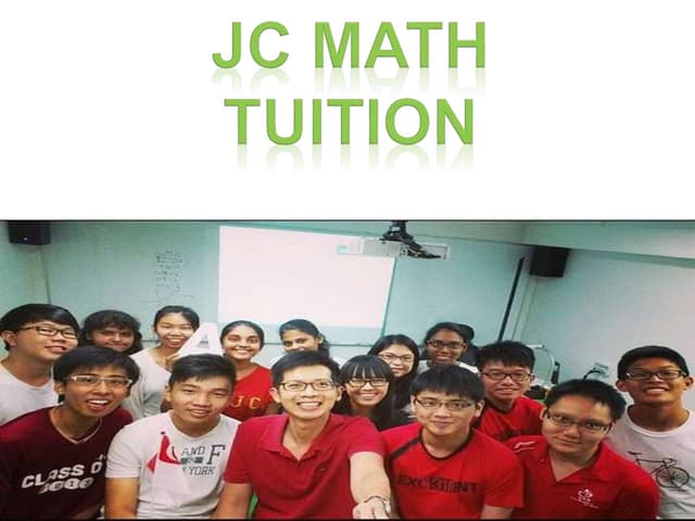 JC Math Tuition | PPT