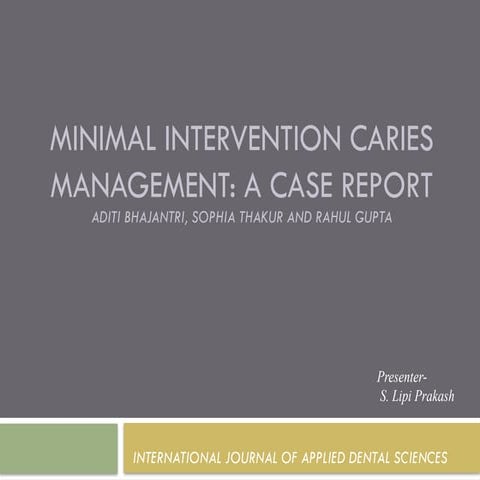 JC MINIMALLY INVASIVE technique DENTISTRY.pptx