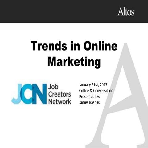 Trends in Online Marketing