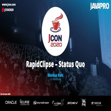 Eclipse RapidClipse - Status Quo