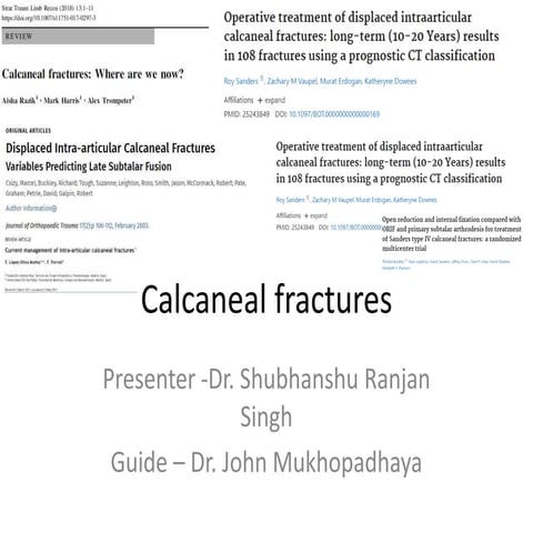 JC on CALCANEUM FRACTURE