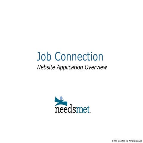 Job Connection Overview