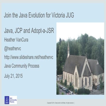 Join the Java Evolution for Victoria JUG