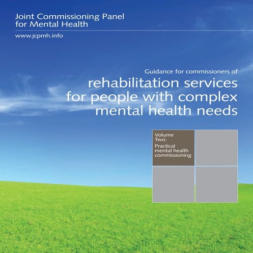 Guidance for commissioners of rehabilitation services | PDF
