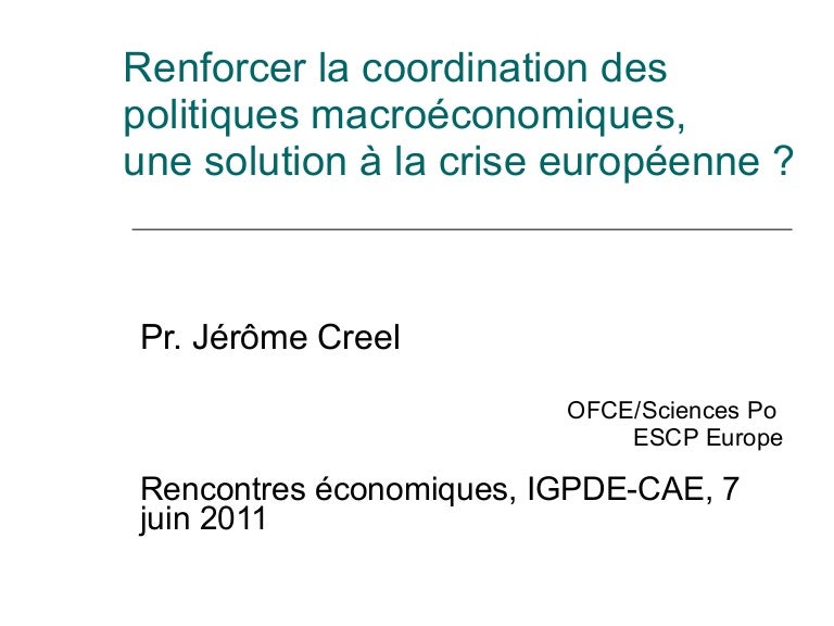 igpde rencontres économiques
