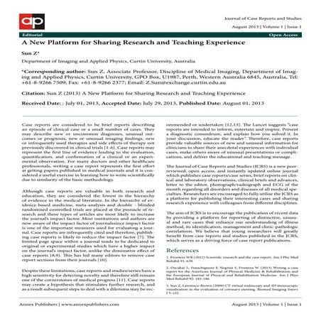 A New Platform for Sharing Research and Teaching Experience