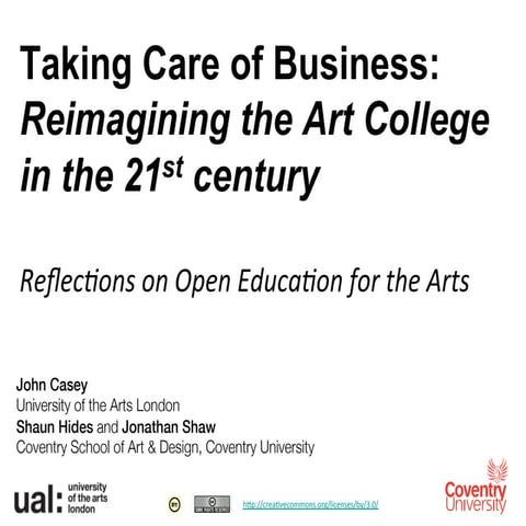 Reimagining the Art College in the 21st Century