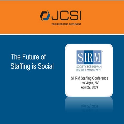 JCSI Social Media Impact on HR - Workshop Presentation