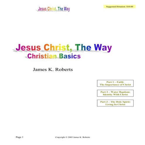 Jesus Christ, The Way