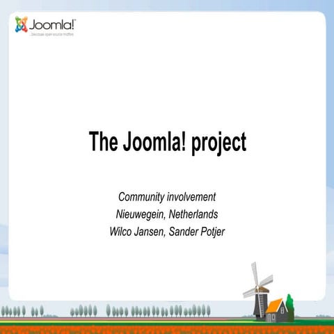 Joomla! Community Involvement