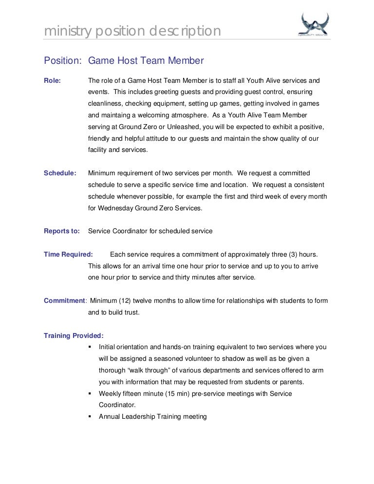 hostess job resume