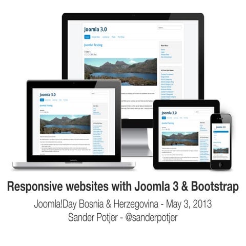 Responsive websites with Joomla 3 & Bootstrap #jd13ba