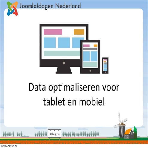 Data optimaliseren voor tablet en mobiel