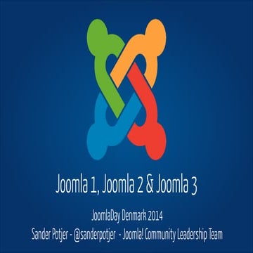 Joomla 1, Joomla 2, Joomla 3 (Joomla Versions Explained)