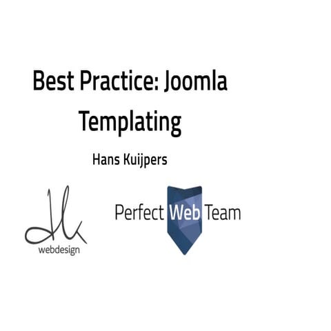 Best Practice: Joomla! templating