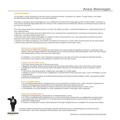 Job Descriptions | PDF